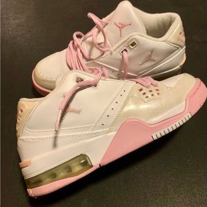 2008 Pink Air Jordans. Size 5.5. Clean! White, Pink, & Pearl.